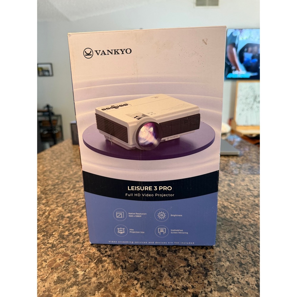 Vankyo Leisure 3 Pro Full HD Video Projector Native 1080P LED 200" Projector